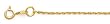 14K Yellow Gold 1.2MM REGULAR ROPE SOLID 18" NECKLACE