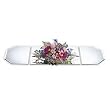 Mirrored Glass Table Runner (3 piece set), 36"x12" beveled