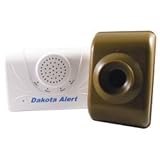 New Dakota Alert Wireless Motion Detector/Receiver Kit Powered By 12vdc Transformer 2500 Foot Range