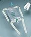 57150419BX - Dispoz-a-Bag Leg Bag with Flip-Flo Valve, 19 oz. (4 leg bags 1 pair fabric leg straps)