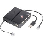 TARGUS 4-PORT TRAVEL USB 2.0 HUB W/ETHERNET CABLE (Retail)