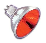 Ushio 1000582 - FND/FG - Red 50 Watt MR16 Halogen Light Bulb, 12 Volt, 12 Degree Spot