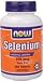 Now Foods Selenium 100mcg, Yeast Free,  250 Tablets