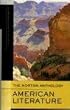The Norton Anthology of American Literature, Shorter Seventh Edition, One-Volume Paperback (Norton Anthology)