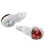 LIGHT HANDLEBAR END TORCH MTB WHITE/RED
