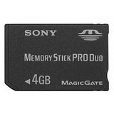 Sony MSMT4G 4GB Memory Stick PRO Duo (Mark2) Media