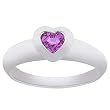 14k Solid Gold Heart-Shaped Pink Sapphire Ring (0.40 ct.tw.)