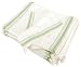 Aunt Marthas Vintage Stripe 100% Cotton Towel 18″X28″ Bulk White W/Green Stripe STG; 50 Items/Order