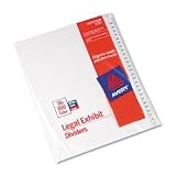 Avery(R) Legal Index Exhibit Dividers, Side Tab, 76-100, 8 1/2in. x 11in.