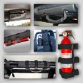 21Kc0cPAMSL. SL160  Rugged Ridge 12496.01 Black Interior Roll Bar Trim Kit for Jeep Wrangler JK 07 11   9 Piece