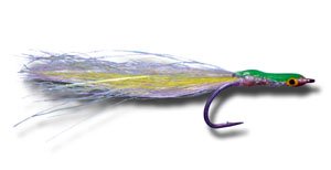 Sand Eel - Green & Pearl Fly Fishing Fly - Size 