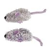 KONG Cats with an Attitude - Purple Mouse & Frosty Grey Mouse
