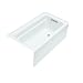 KOHLER K-1123-RA-0 Archer 5-Foot Bath, White