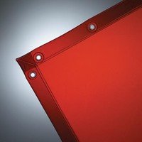 See-Thru Welding Curtains - wilson 6'h x 8'w spectraorange 14 mil curtain