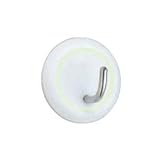 シロクマ 丸形フック蓄光 34 白(1箱・20個価格)※メーカー取寄品 C-253