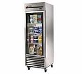 Refrigerator, Reach-In, 1 Section/Glass Door, 23 cu ft