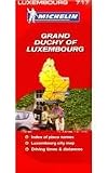 Michelin Map Grand Duchy of Luxembourg 717 (Michelin Maps)