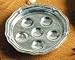 Pewter-Glo Six Hole Snail Dish - 7