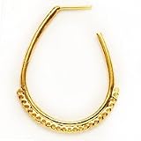 22K Gold Vermeil Huge Hoop Chandelier Earrings 40mm