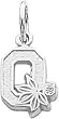 Sterling Silver Ohio State University Charm Buckeye New
