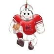 Nebraska Cornhuskers 4.5" Acrylic Halfback Holiday Tree Ornament - NCAA College Athletics