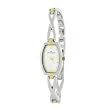 AK Anne Klein #10/9367SVTT Women's Two Tone Casual "X" Bracelet Watch