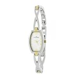 AK Anne Klein #10/9367SVTT Women's Two Tone Casual "X" Bracelet Watch