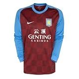 Aston Villa Home Long Sleeved Football Shirt 2011-12
