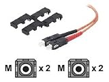 Belkin - Patch cable - SC/PC multi-mode (M) - SC/PC multi-mode (M) - 10 ft - fiber optic - 62.5 / 125 micron - orange