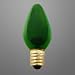 C7 GREEN SIGN LIGHT BULB 7 WATTS CANDELABRA BULB 130 VOLTS 3500 HOURS