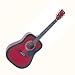 Falcon Acoustic Guitar - Red Ruby Burst Finish