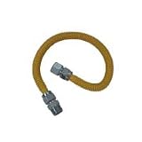 Brass Craft #CSSC21-24 P 24 Stainless Steel Gas Connector