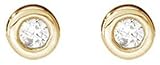 9ct Gold 008ct Diamond Round Set Earrings