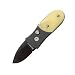 Schrade SCALBY California Issue Pocket Knife, Yellow Scales, Black handle and Blade