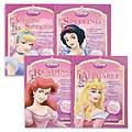 Disney Princess 4 Book Learning Set (Alphabet,Addition/Subtraction,Reading Comprehension,Spelling)
