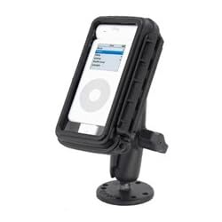 RAM Mounting Systems RAM-B-138-AQ2U Waterproof Medium Aqua Box Device Holder with Flat Surface Mount