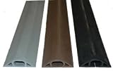 D-22 Rubber Duct Cord Cover - 10 Ft (Black)