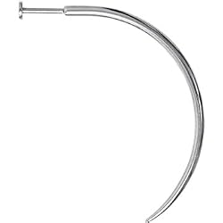14 Gauge Stainless Steel Curved Talon Labret - 3/8"