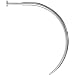 14 Gauge Stainless Steel Curved Talon Labret - 3/8"