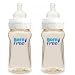 Born Free Twin Pack Wide Neck Bottles, 9-Ounce