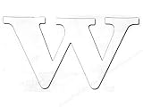 EK Art Blanche MDF 16 Letter W