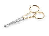 Beard & Nose Scissors with Gold Handles. Made in Germany, Solingen