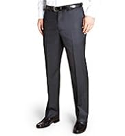 Collezione Luxury Pure Wool Pin Dot Striped Trousers