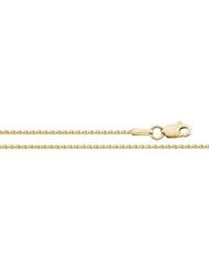 Diamond Cut Wheat Chain 14K Gold Yellow Ch164 18 Inch