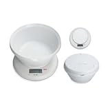 Electronic Diet and Kitchen Scale with Universal Bowl