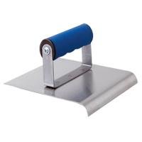 Bon Tools 12-418 6 x 6 Concrete Sidewalk Edger 1 4 Radius w  3 8 Lip by Bon Tools