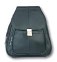 GENUINE LEATHER BACKPACK, BLACK (1955)