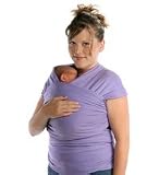 Moby Wrap Original 100% Cotton Solid Baby Carrier, Lilac