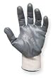 Condor 3BA53 Glove, Nitrile, White/Gray, Size XL, Pr