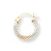 Sardelli - 14k Yellow Gold & Sterling Silver Hoop Earrings